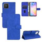 For Huawei nova 8 SE Solid Color Skin Feel Magnetic Buckle Horizontal Flip Calf Texture PU Leather Case with Holder & Card Slots & Wallet(Blue) - 1