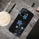 For OnePlus 8T Oil Embossed Coloured Drawing Pattern Shockproof  TPU Protective Case(Little Orchid) - 1