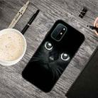 For OnePlus 8T Oil Embossed Coloured Drawing Pattern Shockproof  TPU Protective Case(Whiskers) - 1