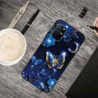 For OnePlus 8T Oil Embossed Coloured Drawing Pattern Shockproof  TPU Protective Case(Phnom Penh Butterfly) - 1