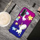 For Huawei P Smart 2021 Oil Embossed Coloured Drawing Pattern Shockproof  TPU Protective Case(Little Pegasus) - 1