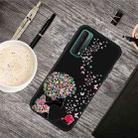 For Huawei P Smart 2021 Oil Embossed Coloured Drawing Pattern Shockproof  TPU Protective Case(Corolla Girl) - 1