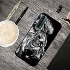 For Huawei P Smart 2021 Oil Embossed Coloured Drawing Pattern Shockproof  TPU Protective Case(Lion) - 1