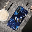 For Huawei P Smart 2021 Oil Embossed Coloured Drawing Pattern Shockproof  TPU Protective Case(Phnom Penh Butterfly) - 1