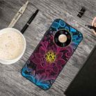 For Huawei Mate 40 Oil Embossed Coloured Drawing Pattern Shockproof  TPU Protective Case(Colorful Lace) - 1