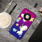 For Huawei Mate 40 Oil Embossed Coloured Drawing Pattern Shockproof  TPU Protective Case(Little Pegasus) - 1