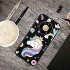 For Huawei Mate 40 Pro Oil Embossed Coloured Drawing Pattern Shockproof  TPU Protective Case(Candy Unicorn) - 1