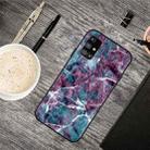 For Samsung Galaxy M31s Oil Embossed Coloured Drawing Pattern Shockproof  TPU Protective Case(Marble) - 1