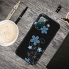 For Samsung Galaxy S20 FE Oil Embossed Coloured Drawing Pattern Shockproof  TPU Protective Case(Little Orchid) - 1