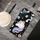 For Samsung Galaxy S20 FE Oil Embossed Coloured Drawing Pattern Shockproof  TPU Protective Case(Candy Unicorn) - 1