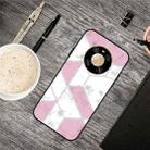 For Huawei Mate 40 Frosted Fashion Marble Shockproof  TPU Protective Case(White Block) - 1