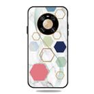 For Huawei Mate 40 Pro Frosted Fashion Marble Shockproof  TPU Protective Case(More Six-sided Rows) - 2