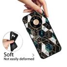 For Huawei Mate 40 Pro Frosted Fashion Marble Shockproof  TPU Protective Case(Hexagon Black) - 3