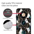 For Huawei Mate 40 Pro Frosted Fashion Marble Shockproof  TPU Protective Case(Hexagon Black) - 4