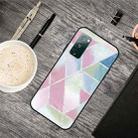 For Samsung Galaxy S20 FE Frosted Fashion Marble Shockproof  TPU Protective Case(Multicolor Square) - 1