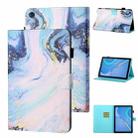 For Huawei Honor Pad 6 / X6 & Enjoy 2 & MatePad T10 / T10S Colored Drawing Stitching Horizontal Flip Leather Case TPU Bottom Case with Holder & Card Slots & Anti-skid Strip & Pen Slot(Quicksand) - 1