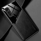 For vivo iQOO 5 All-inclusive Leather + Organic Glass Protective Case with Metal Iron Sheet(Black) - 1
