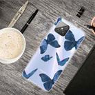 For Huawei Nova 8 SE Colored Drawing Clear TPU Protective Cases(Blue Butterfly) - 1