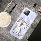 For Huawei Nova 8 SE Colored Drawing Clear TPU Protective Cases(Laughing Cat) - 1