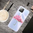 For Huawei Nova 8 SE Colored Drawing Clear TPU Protective Cases(Flower Umbrella) - 1