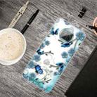 For Xiaomi Mi 10T Lite 5G Colored Drawing Clear TPU Protective Cases(Chrysanthemum Butterfly) - 1