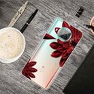 For Xiaomi Mi 10T Lite 5G Colored Drawing Clear TPU Protective Cases(Safflower) - 1