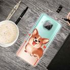 For Xiaomi Mi 10T Lite 5G Colored Drawing Clear TPU Protective Cases(Love Corgi) - 1