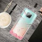 For Xiaomi Mi 10T Lite 5G Colored Drawing Clear TPU Protective Cases(Cherry Blossoms) - 1