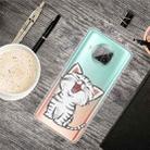 For Xiaomi Mi 10T Lite 5G Colored Drawing Clear TPU Protective Cases(Laughing Cat) - 1