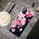 For OnePlus Nord N10 5G Colored Drawing Clear TPU Protective Cases(Cherry Blossoms) - 1