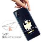 For OnePlus Nord N100 Colored Drawing Clear TPU Protective Cases(Penguin) - 3