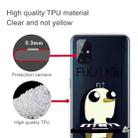 For OnePlus Nord N100 Colored Drawing Clear TPU Protective Cases(Penguin) - 4