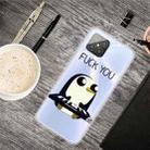For Huawei Nova 8 SE Colored Drawing Clear TPU Protective Cases(Penguin) - 1