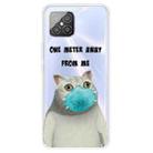 For Huawei Nova 8 SE Colored Drawing Clear TPU Protective Cases(Mask Cat) - 2