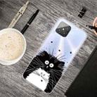 For Huawei Nova 8 SE Colored Drawing Clear TPU Protective Cases(Black And White Rat) - 1