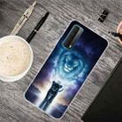 For Huawei P Smart 2021 Colored Drawing Clear TPU Protective Cases(The Lion King) - 1