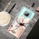 For Xiaomi Mi 10T Lite 5G Colored Drawing Clear TPU Protective Cases(A Lotus) - 1