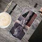 For Xiaomi Mi 10T Pro Colored Drawing Clear TPU Protective Cases(Reflection Cat Tiger) - 1