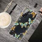 For Xiaomi Mi 10T Pro Colored Drawing Clear TPU Protective Cases(Dorking Butterfly) - 1