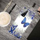 For Xiaomi Mi 10T Pro Colored Drawing Clear TPU Protective Cases(Butterfly) - 1