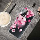 For Xiaomi Mi 10T Pro Colored Drawing Clear TPU Protective Cases(Cherry Blossoms) - 1