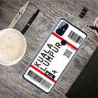 For OnePlus Nord N10 5G Boarding Pass Series TPU Phone Protective Case(Kuala Lumpur) - 1