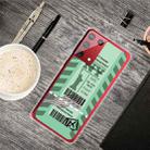 For Samsung Galaxy S21 5G Boarding Pass Series TPU Phone Protective Case(Green New York) - 1