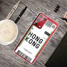 For Samsung Galaxy S21+ 5G Boarding Pass Series TPU Phone Protective Case(Hong Kong) - 1