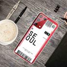 For Samsung Galaxy S21 Ultra 5G Boarding Pass Series TPU Phone Protective Case(Seoul) - 1
