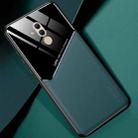 For Huawei Maimang 7 / Mate 20 Lite All-inclusive Leather + Organic Glass Protective Case with Metal Iron Sheet(Green) - 1