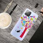 For Huawei Nova 8 SE Shockproof Painted Transparent TPU Protective Case(Tree Cat) - 1