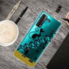 For Huawei P Smart 2021 Shockproof Painted Transparent TPU Protective Case(Stair Cat) - 1