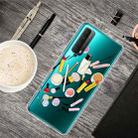 For Huawei P Smart 2021 Shockproof Painted Transparent TPU Protective Case(Cosmetic) - 1