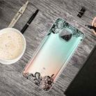 For Xiaomi Mi 10T Lite 5G Shockproof Painted Transparent TPU Protective Case(Lace Flower) - 1